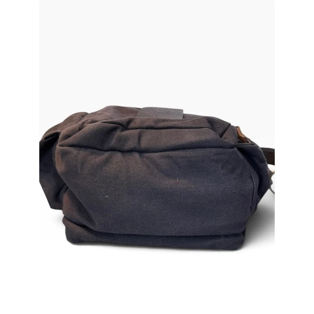 Rothco Unisex Canvas Tactical Shoulder Bag Brown Black Military Crossbody